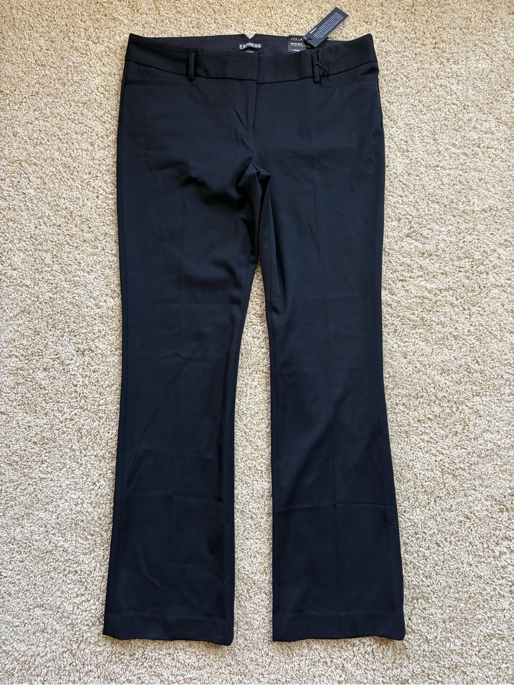 Express Black Bootcut Dress Pants - Curvy Fit